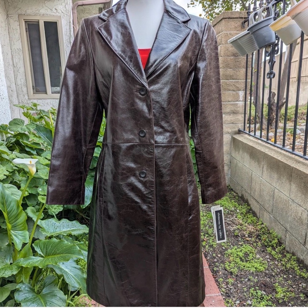 Vintage Brown Leather Jacket